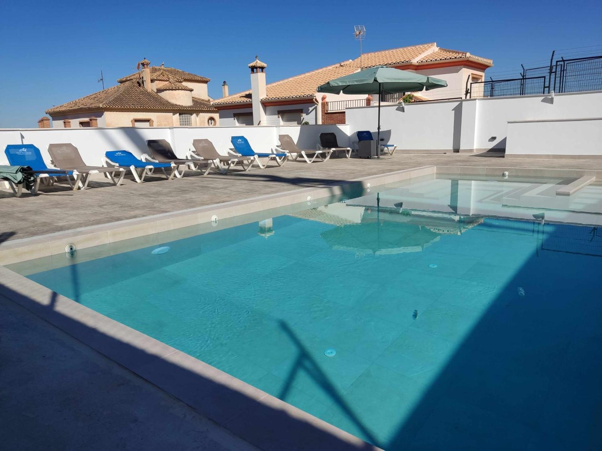 Hostal A 15 minutos Granada piscina jacuzzi barbacoa billar futbolín 3 casas Güevéjar Exterior foto