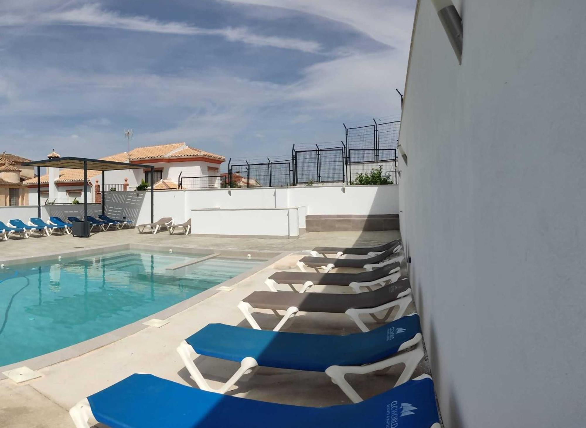 Hostal A 15 minutos Granada piscina jacuzzi barbacoa billar futbolín 3 casas Güevéjar Exterior foto