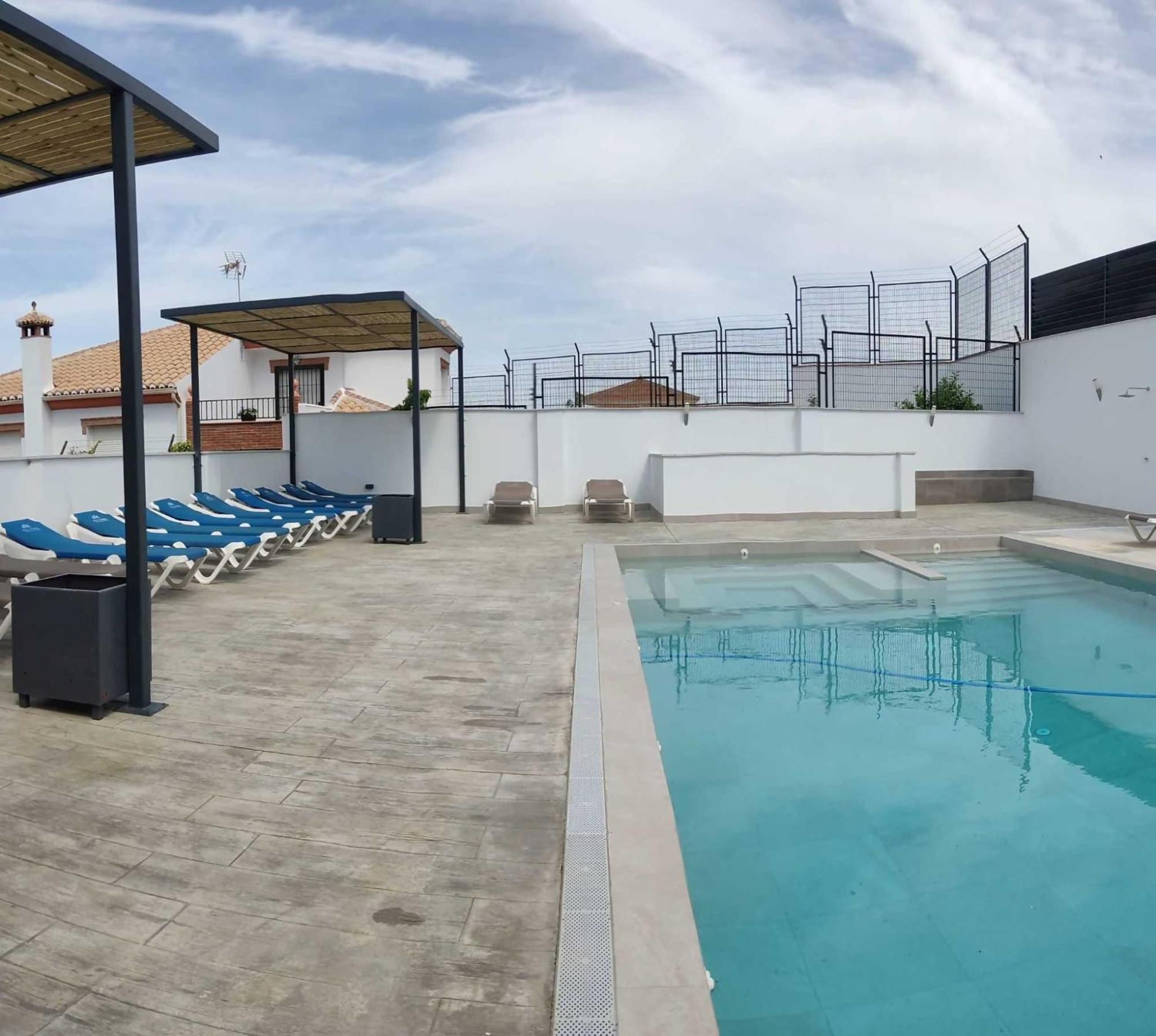 Hostal A 15 minutos Granada piscina jacuzzi barbacoa billar futbolín 3 casas Güevéjar Exterior foto
